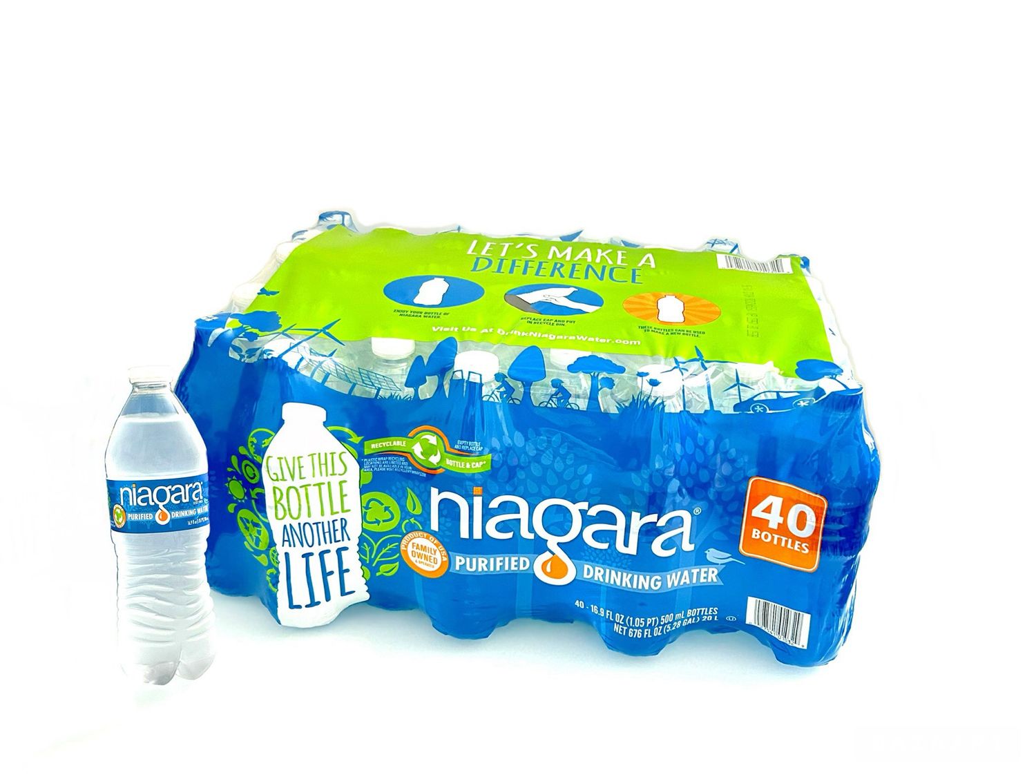 Niagara Purified Water  |  16.9 oz. (Case)