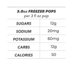 OVERTIME Electrolyte Freezer Popsicles (Made with Real Sugar)  |  150 - 3 oz Pops, 5 Assorted Flavors