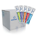 Box of Overtime freezer pops with colorful packaging on a white background - Case Pack of 150 total pops